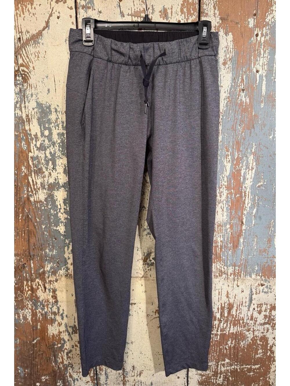 Lululemon On the Fly Pants Women's size 4, Heathered Black - Picture 1 of 5